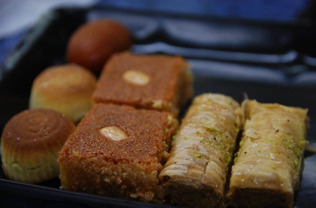 Namoura, Lebanese Semolina Sheet Cake