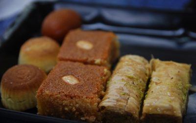 Namoura, Lebanese Semolina Sheet Cake