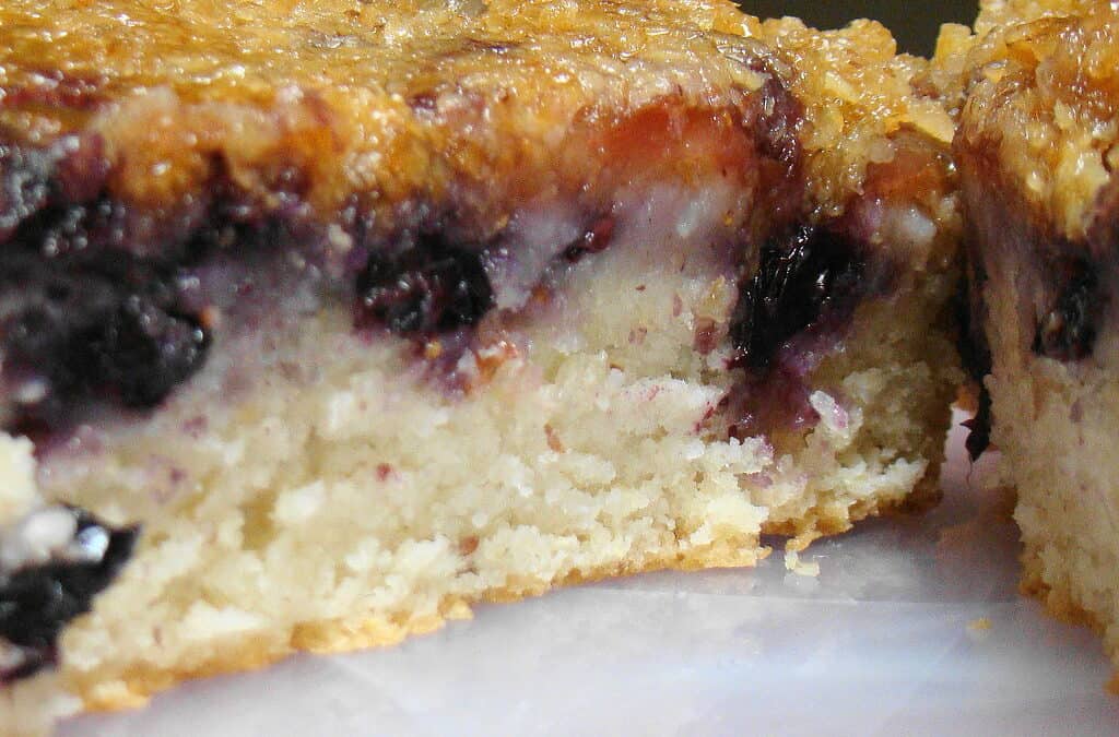 Fresh Blueberry Buckle Coffee Cake
