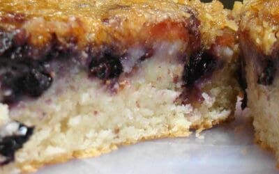 Fresh Blueberry Buckle Coffee Cake